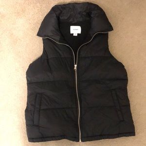 Black Puffer vest